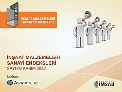 TÜRKİYE İMSAD İNŞAAT MALZEMELERİ SANAYİ BİLEŞİK ENDEKSİ SONUÇLARI AÇIKLANDI